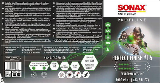 Sonax ProfiLine Perfect Finish 04-06 Полираща Паста За Автомобили 1л