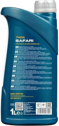 Mannol Safari Car Oil 20W-50 1lt
