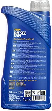 Mannol Diesel Extra Synthetic Car Oil 10W-40 1lt