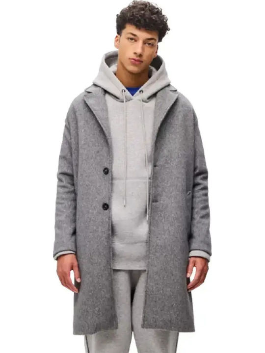 Men's Coat Grey Melange