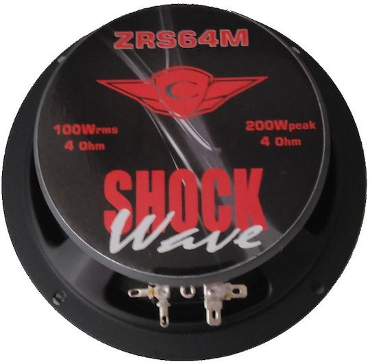 Bizzar Boxă Auto Shockwave ZRS64M 6.5" cu 100W RMS (Midrange)