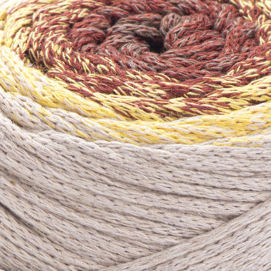 Yarn Art Strickgarn Baumwolle Macrame Spectrum Code 1325 225m 250g
