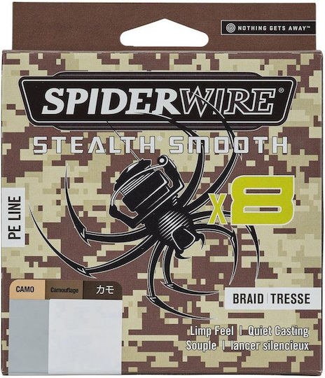 Spiderwire Stealth Smooth X8 Camouflage 150 M 0.09 Mm 7.5 Kg