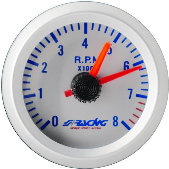 Simoni Racing Car Dashboard RPM Counter Analog Instrument 52mm