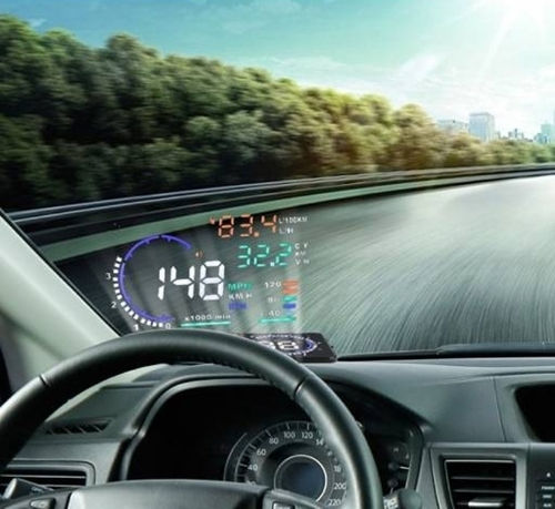 A8 Ψηφιακό Όργανο Head Up Display Αυτοκινήτου Οθόνη Πληροφοριών Αυτοκινήτου obd2 5.5″