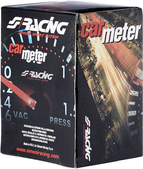 Simoni Racing Car Dashboard RPM Counter Analog Instrument 52mm
