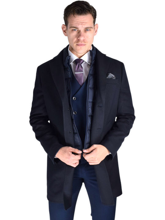 Men's Half Coat Blue