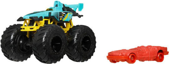 Hot Wheels Количка Monster Trucks Slam Prix Prix Collision Monster Truck за 4+ Години
