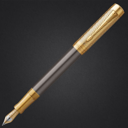 Parker Duofold Stilou Medium Gri