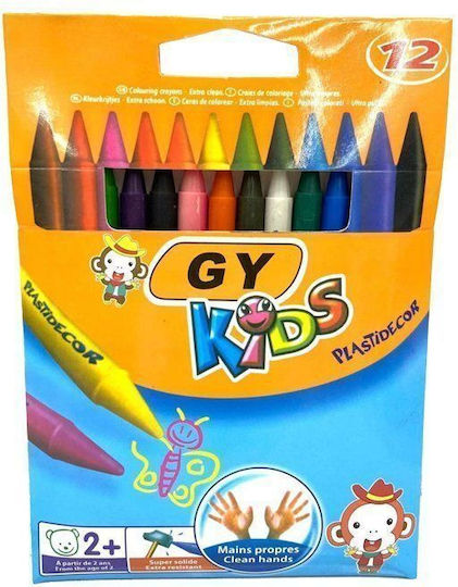 Κηρομπογιές 12τμχ Wax Crayons 12pcs