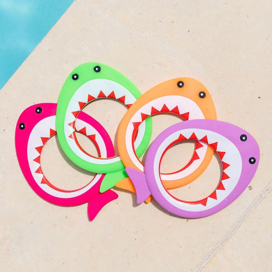 Splash Diving Toy Ring Orange Shark