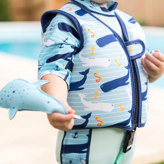 Splash Kinder Rettungsweste Schwimmweste Sicherheitsgurt Walhai 2-4 Jahre