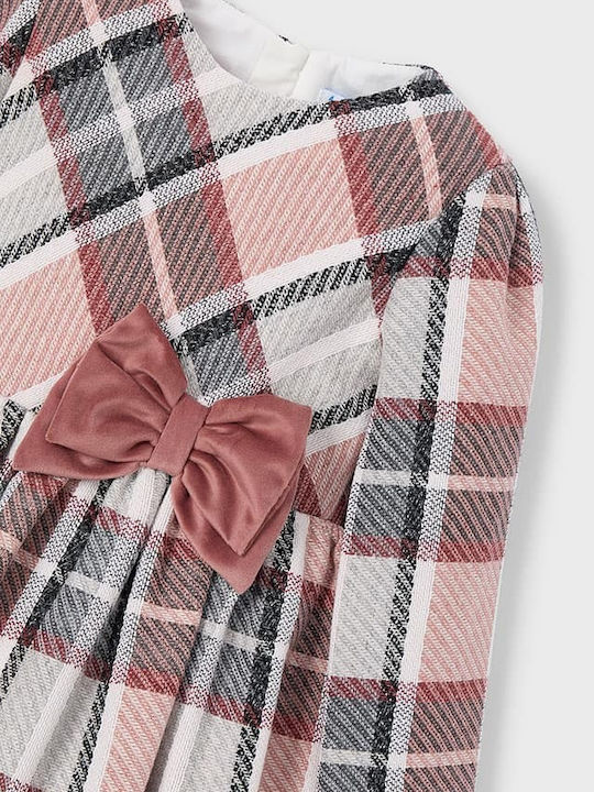 Mädchenkleid Langärmelig Samt Geprüft Rosa