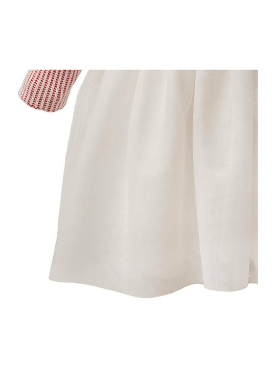 Children's Dress Long Sleeve Knitted Red