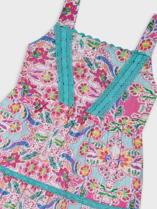 Kinderkleid Ärmellos Mehrfarbig