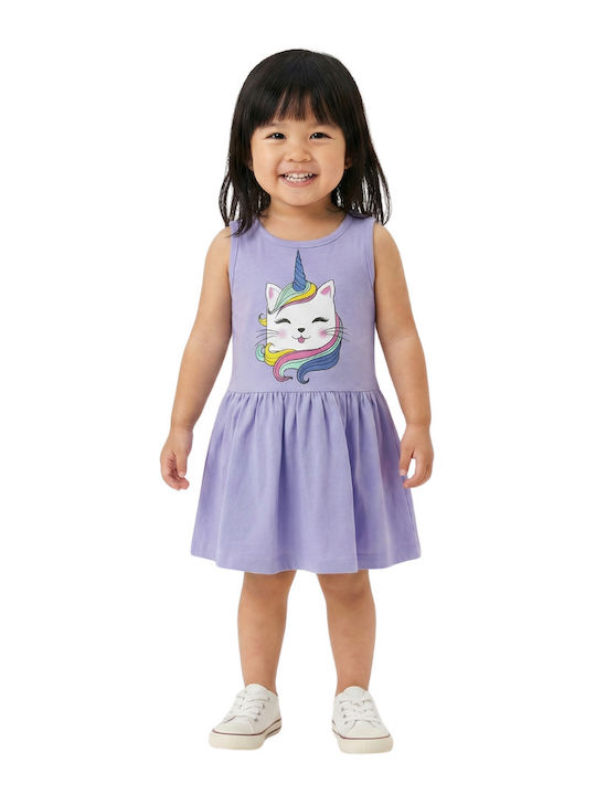 Kinderkleid Ärmellos Lilac