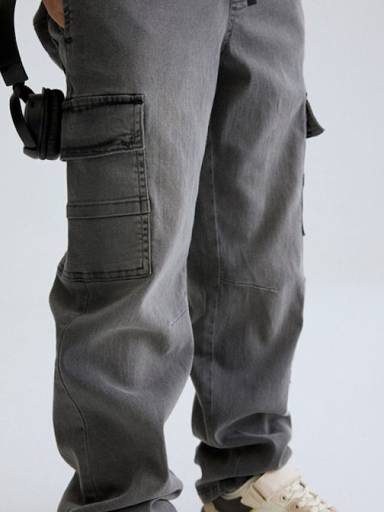 Kids Denim Trousers Gray