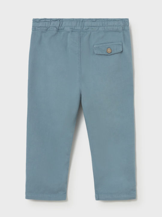 Kinderhose Leinen Petrol