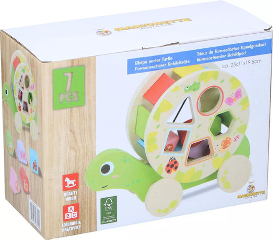 Marionette Wooden Toys Jucărie de Sortare a Formelor din Lemn pentru 12++ Luni