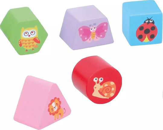 Marionette Wooden Toys Jucărie de Sortare a Formelor din Lemn pentru 12++ Luni