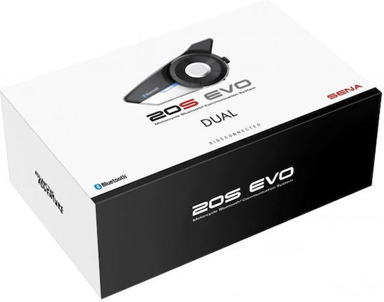 Sena 20S EVO Pack Dual Intercom for Riding Helmet with Bluetooth