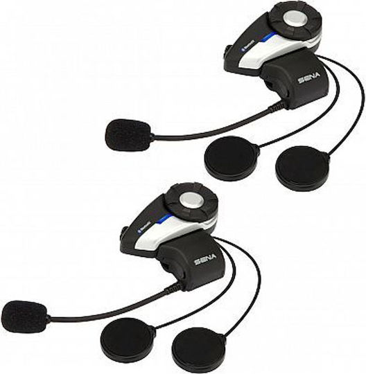 Sena 20S EVO Pack Dual Intercom for Riding Helmet with Bluetooth