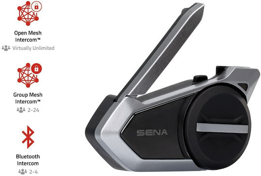 Sena 50S Dual Intercom for Motorcycle Helmet with Bluetooth