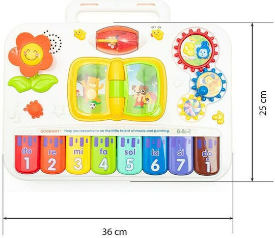BabyMix Măsuță de Activități cu Muzică, Lumină și Sunete pentru 18++ Luni