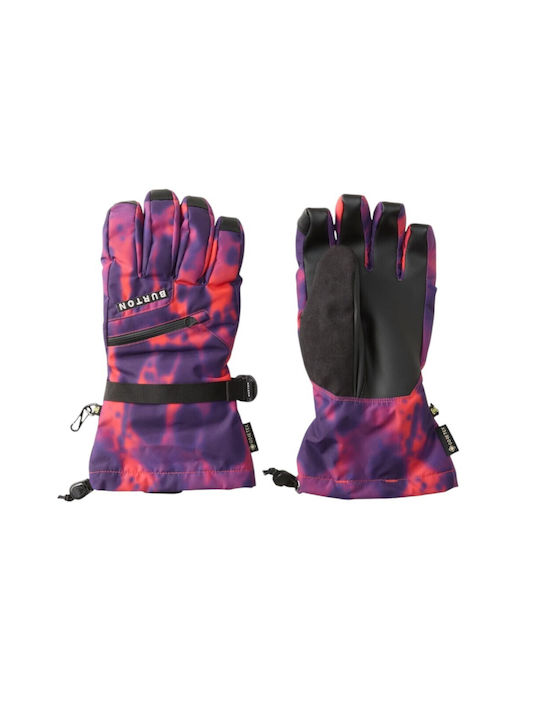 Burton Snow Ανδρικά Γάντια Σκι & Snowboard με Μεμβράνη Gore-Tex Πολύχρωμα