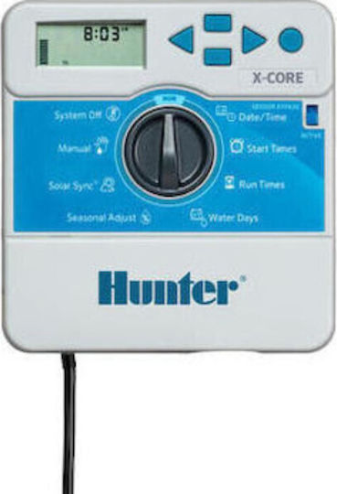 Hunter Industries X-core 401i Programator Pentru Irigații Electric De Perete Cu 4 Programe