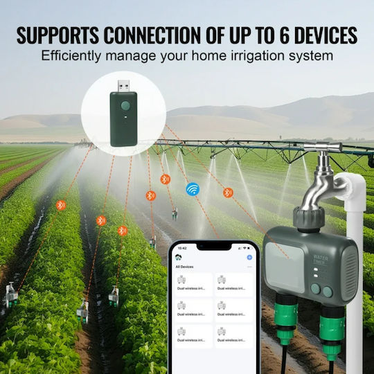 Програмист На Поливане На Батерия С 2 Звукови Компоненти С Bluetooth