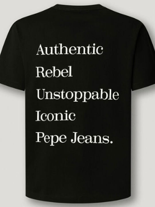 T-shirt Μαυρο
