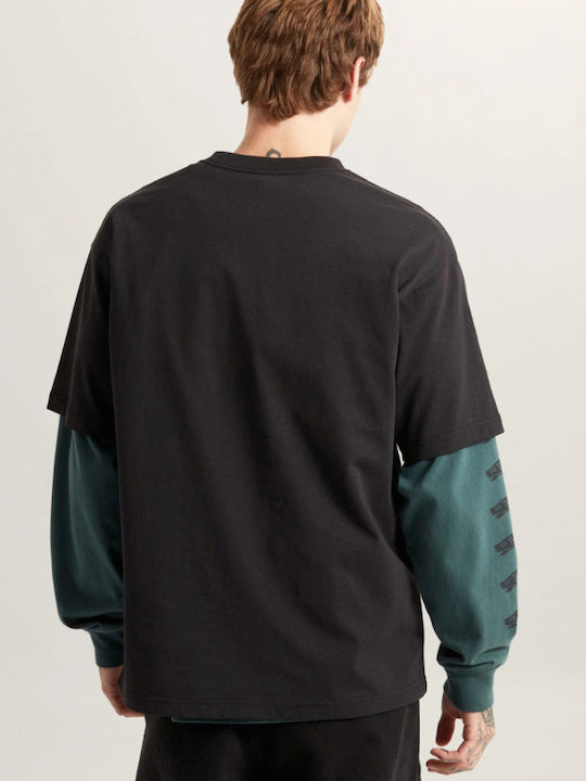 Vans Vans Herrenblusen Kurzarm T-Shirts Schwarz