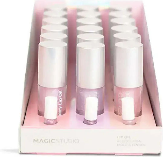 Magic Studio Lip Oil Holo Pink Glitter Strawberry 4.2gr