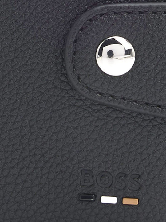 Leather Men's Card Wallet Black