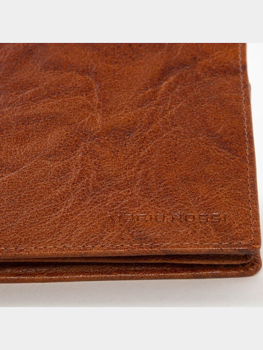 Leather Men's Wallet Tabac Brown