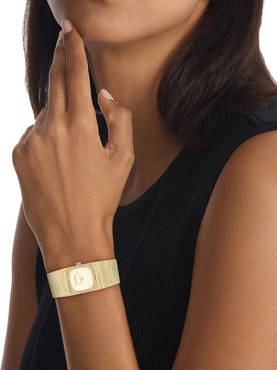 Calvin Klein Sophisticated Γυναικείο Ρολόι Μπαταρίας με Χρυσό Μεταλλικό Μπρασελέ