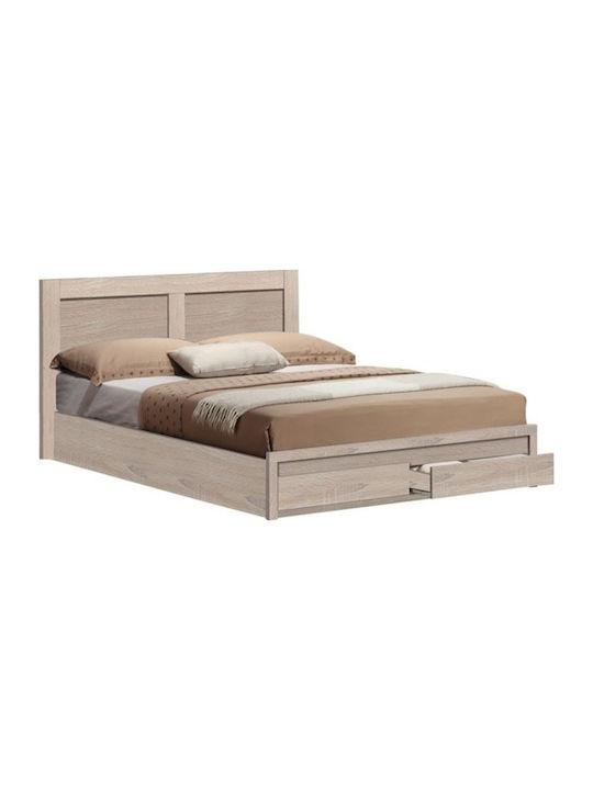 Capri Wooden Double Bed for Mattress 160x200cm