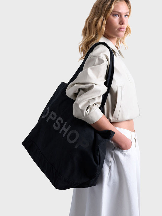 Topshop Geantă Tote de Mână Neagră