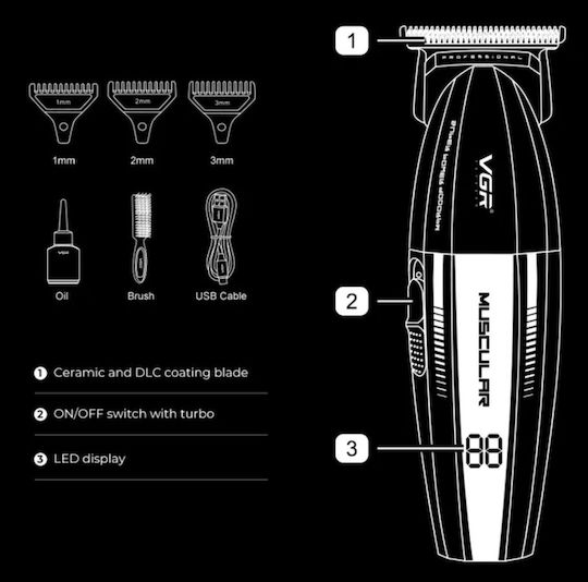 VGR Aparat de Tuns Profesional Auriu V-285T