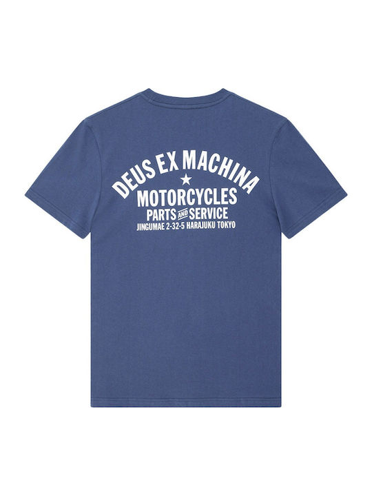 Address T-shirt Mechanic Blue