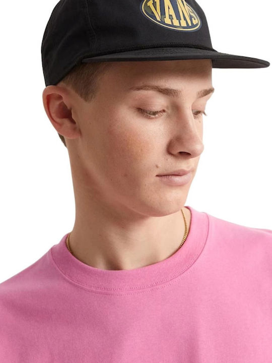 Linke Brust T-Shirt Lässig-Rosa