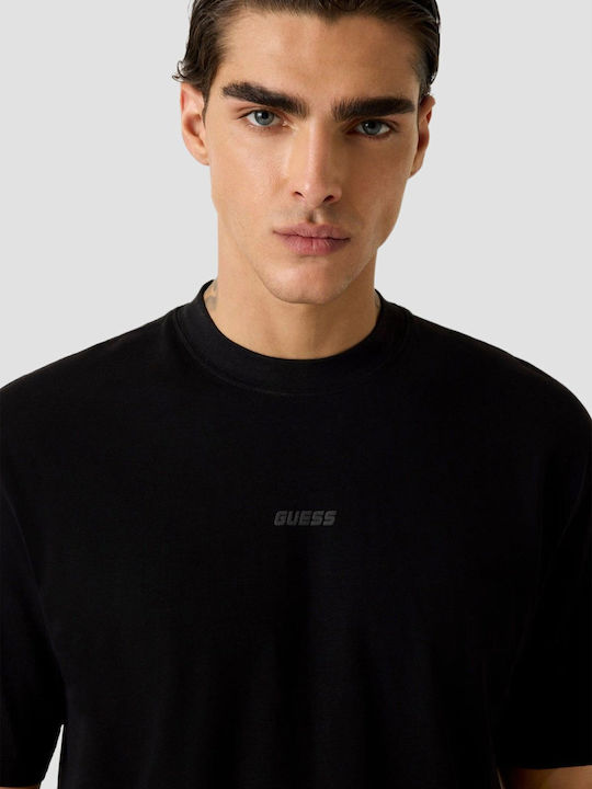 Guess Short Sleeve Blouse Jet Black