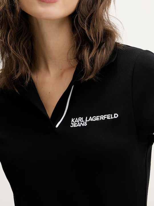 Women's Blouse Short Sleeve Black