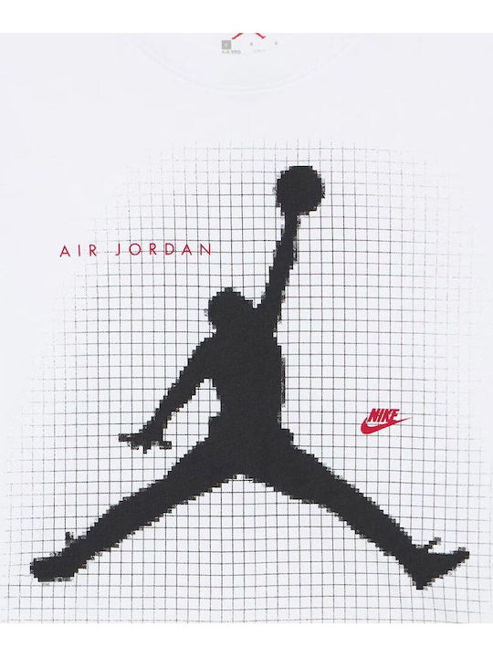 Παιδικό T-shirt Jumpman Grid Blur