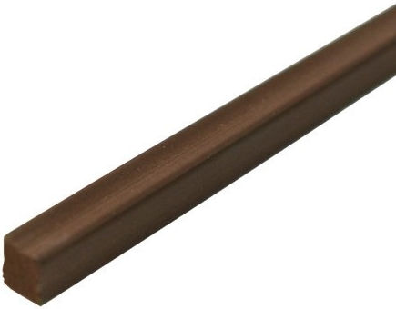 Bini Pătrat 65x65x3000mm Plastic Alb