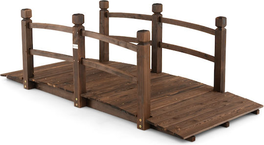 Costway Pod Decorativ de Grădină din Lemn 76.5x58.5cm GT4449