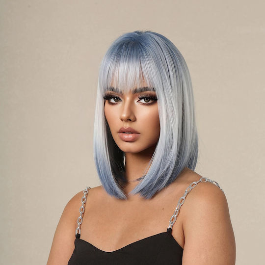 Animis Beauty Perucă Cu Păr Sintetic Gri 40cm