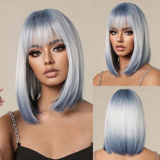 Animis Beauty Perucă Cu Păr Sintetic Gri 40cm