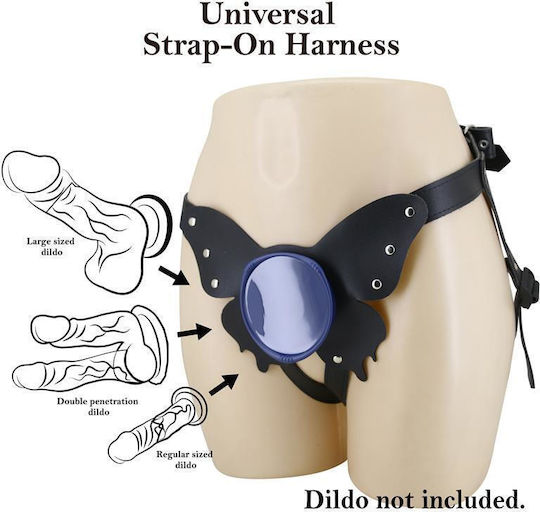 Caludio Ii Universal Strapon Harness Butterfly Prettylove